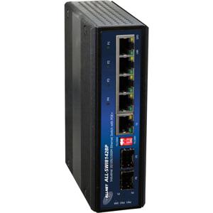 ALLNET 134037 Unmanaged Gigabit Ethernet (10/100/1000) Power over Ethernet (PoE) Zwart