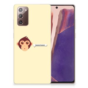 Samsung Note 20 Telefoonhoesje met Naam Monkey