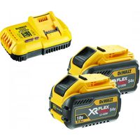 DeWalt DCB118X2-QW Starterset - DCB118 snellader voor 18V en FLEXVOLT accu&apos;s + 2x Accu DCB547 - DCB118X2-QW