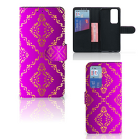 Wallet Case OPPO Find X3 Neo 5G Barok Roze - thumbnail