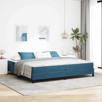 vidaXL Boxspring Velvet Bed met Foammatras - Moderne Slaapoplossing voor de Slaapkamer met Luxe Design