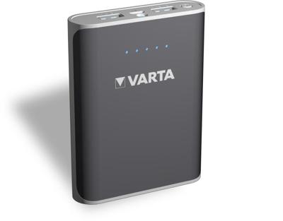Varta Powerpack 10400 powerbank Grijs, Wit Lithium-Ion (Li-Ion) 10400 mAh Varta Powerpack 10400 powerbank Grijs, Wit Lithium-Ion (Li-Ion) 10400 mAh