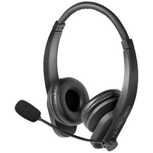 LogiLink BT0060 On Ear headset Computer Bluetooth Stereo Zwart