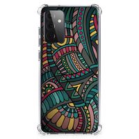 Samsung Galaxy A72 4G/5G Doorzichtige Silicone Hoesje Aztec