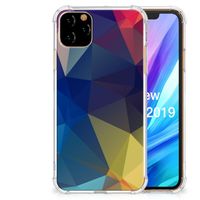 Apple iPhone 11 Pro Max Shockproof Case Polygon Dark - thumbnail