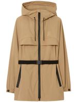 Burberry parka à capuche ceinturée - Tons neutres