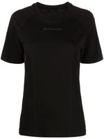 Moncler logo-embroidered cotton T-shirt - Noir - thumbnail