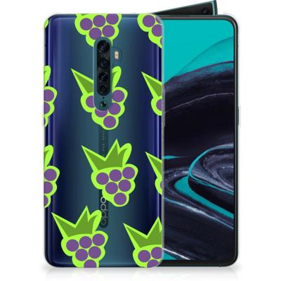 OPPO Reno 2 Siliconen Case Druiven OPPO Reno 2 Siliconen Case Druiven