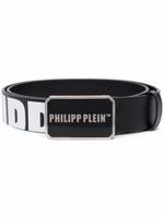 Philipp Plein ceinture à plaque logo - Noir - thumbnail