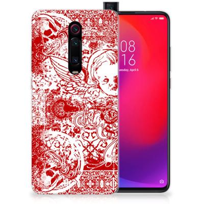 Silicone Back Case Xiaomi Mi 9T Pro | Redmi K20 Pro Angel Skull Rood