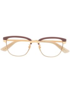 Gucci Eyewear lunettes de soleil d'inspiration wayfarer - Tons neutres