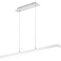 LED Hanglamp - Trion Agina - 18W - Aanpasbare Kleur - Dimbaar - Rechthoek - Mat Wit - Aluminium
