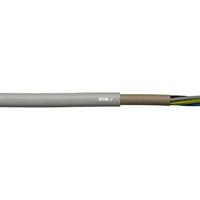 10 meter Lapp 16000013 NYM-J stroomkabel 4G1,5 mm² I standaard kabel met groen-gele beschermgeleider voor binnenbouw I kabel 4x1,5 voor elektrische installatie I kabel voor vochtige ruimtes grijs