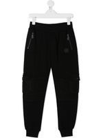 Philipp Plein pantalon de jogging à design patchwork - Noir - thumbnail