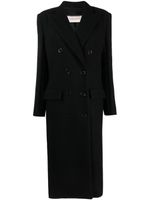 Alexandre Vauthier manteau long à boutonnière croisée - Noir