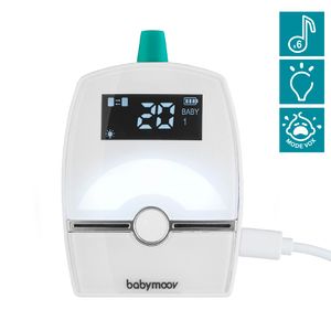 BabyMoov Premium Care Analoge babyfoon Zwart, Wit