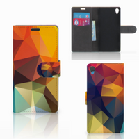 Sony Xperia Z3 Book Case Polygon Color - thumbnail