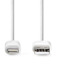 Lightning Kabel | USB 2.0 | Apple Lightning 8-Pins | USB-A Male | 480 Mbps | Vernikkeld | 1.00 m | R - thumbnail