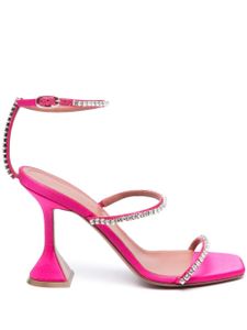 Amina Muaddi sandales Gilda 95 mm - Rose