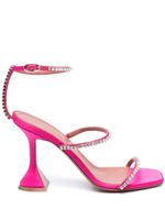 Amina Muaddi sandales Gilda 95 mm - Rose