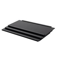 Habistat - Stapelset voor glazen terrarium - 45 x 45cm - x3 zwarte acrylpanelen - x4 stapelpalen - praktisch - eenvoudig te gebruiken