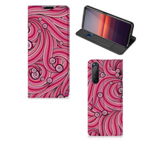 Sony Xperia 5 II Bookcase Swirl Pink - thumbnail