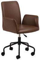 Bendt Bureaustoel 'Neya' PU, kleur Bruin