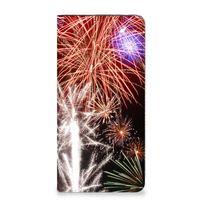 Samsung Galaxy A14 4G Hippe Standcase Vuurwerk - thumbnail