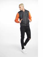 Urban Classics / Bodywarmer Bomber in zwart