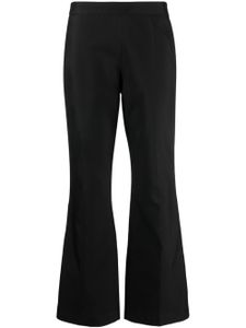 Jil Sander pantalon de tailleur à coupe évasée - Noir