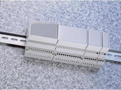 Weltron MR4/C FA RAL7035 ABS DIN-rail-behuizing 70 x 90 x 68 ABS Grijs-wit (RAL 7035) 1 stuk(s)