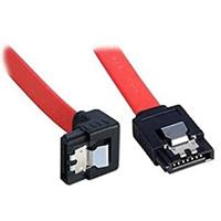 LINDY 0,7 m SATA-kabel - Vergrendeling, rechtshoekige (90 °) connector
