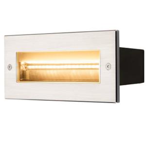 SLV Inbouw wandlamp Brick 850 lumen metaalgrijs 233660