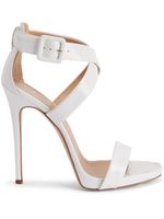 Giuseppe Zanotti sandales Betty 120 mm à plateforme - Blanc