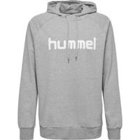 hummel voetbalhoodie grijs/wit