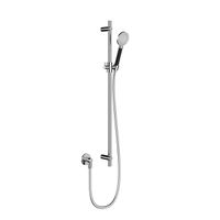 Hotbath Cobber glijstang 90cm met wandaansluitbocht 150cm doucheslang en ronde handdouche chroom M308CR - thumbnail