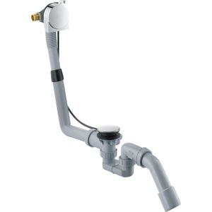 Hansgrohe Exafill S badafvoer , overloop en vulcombinatie met waste voor normaal bad chroom 58113000