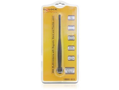 DeLOCK 88413 antenne Omnidirectionele antenne RP-SMA 4 dBi