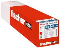 fischer 566368 STP 8,0 x 340, 50 STK. PowerFast II houtschroef, zilver