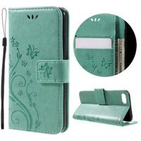 iPhone 7/8/SE (2020)/SE (2022) Butterfly Series Wallet Case - Cyaan - thumbnail