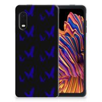 Samsung Xcover Pro TPU bumper Vlinder Patroon