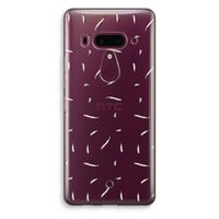 Hipster stripes: HTC U12+ Transparant Hoesje