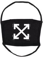 Off-White masque à logo Arrows - Noir