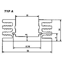 Fischer Elektronik 10022554 SK 75 50 SA Koellichaam 4.5 K/W (l x b x h) 50 x 32 x 14 mm TO-220, TO-126