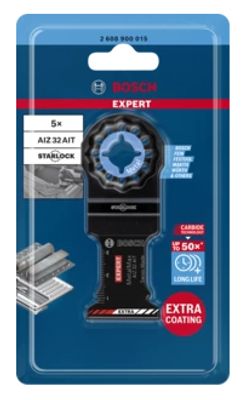 Bosch Accessories 2608900015 EXPERT MetalMax AIZ 32 AIT Carbide Invalzaagblad 5-delig 5 stuk(s)