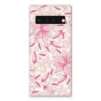 Google Pixel 6 Pro TPU Case Pink Flowers