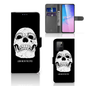 Telefoonhoesje met Naam Samsung S10 Lite Skull Eyes