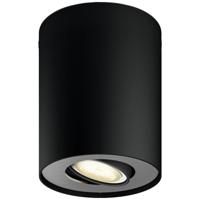 Philips Lighting Hue LED-plafondspots 871951433852400 Hue White Amb. Pillar Spot 1 flg. schwarz 350lm Erweiterung GU10 5 W