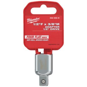 Milwaukee Accessoires 1/2" F X 3/8" M verloopadapter van 1/2" naar 3/8" - 4932480649