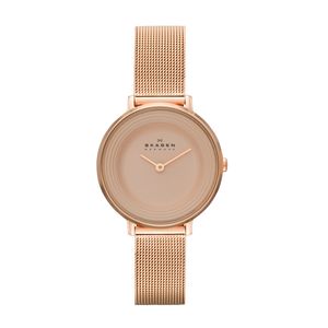 Horlogeband Skagen SKW2213 Mesh/Milanees Rosé 12mm